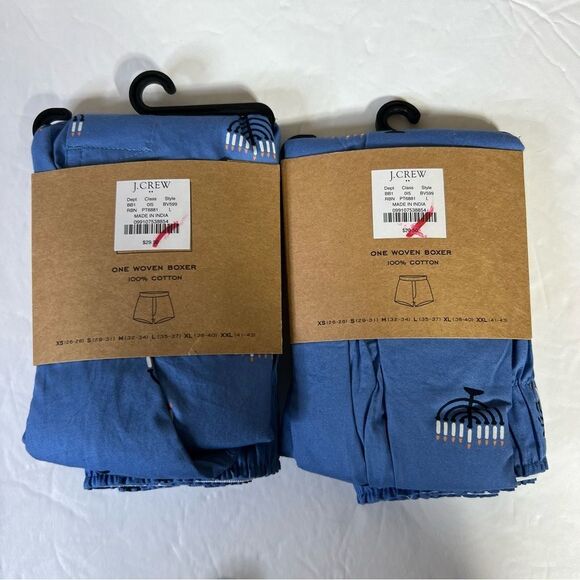 2 pair Men’s, HANUKKAH, Boxer Short, Size Large NEW - Picture 2 of 4